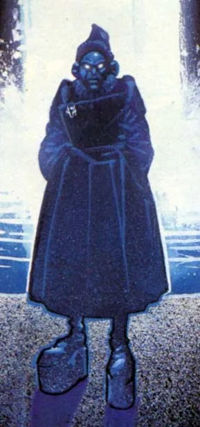 Hitchcock Blue comic character