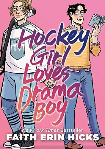 Hockey Girl Loves Drama Boy book cover