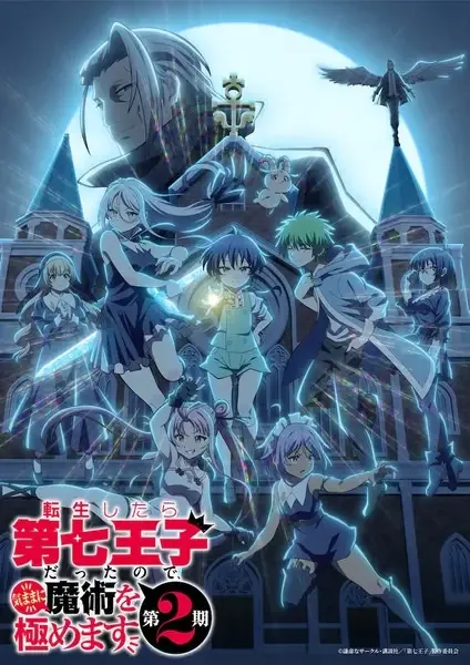 I Was Reincarnated as the 7th Prince so I Can Take My Time Perfecting My Magical Ability Season 2 anime artwork