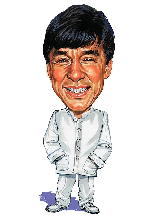 Jackie Chan comic character