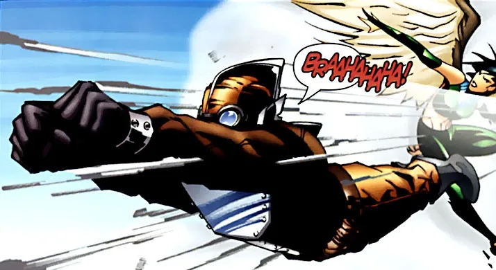 Johnny Rocketman comic character