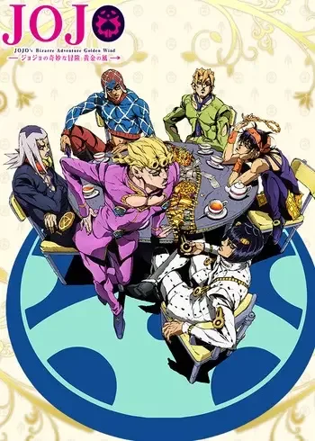 JoJo's Bizarre Adventure: Golden Wind anime artwork