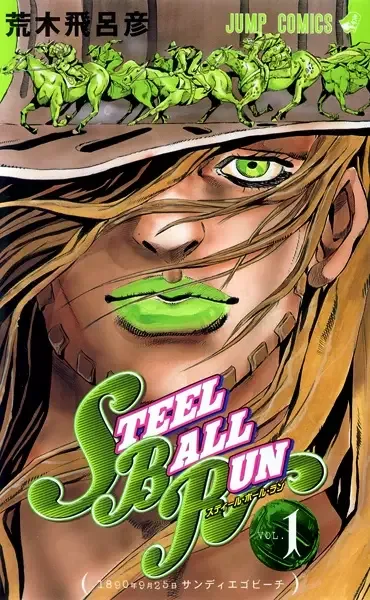 JoJo's Bizarre Adventure Part 7: Steel Ball Run manga artwork