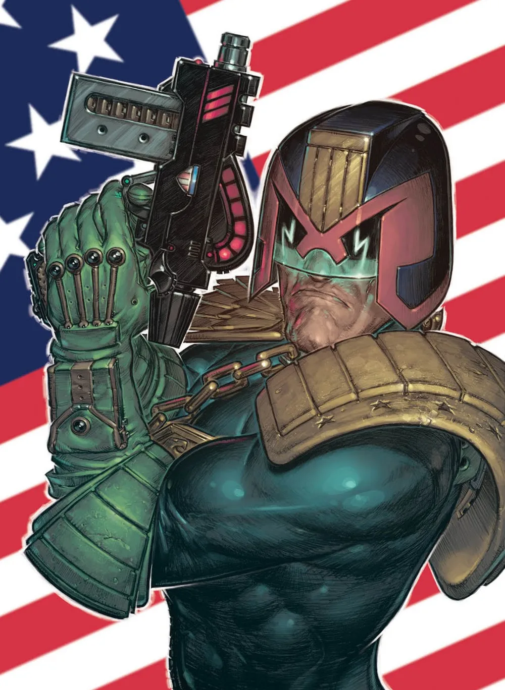 Judge Dredd comic character