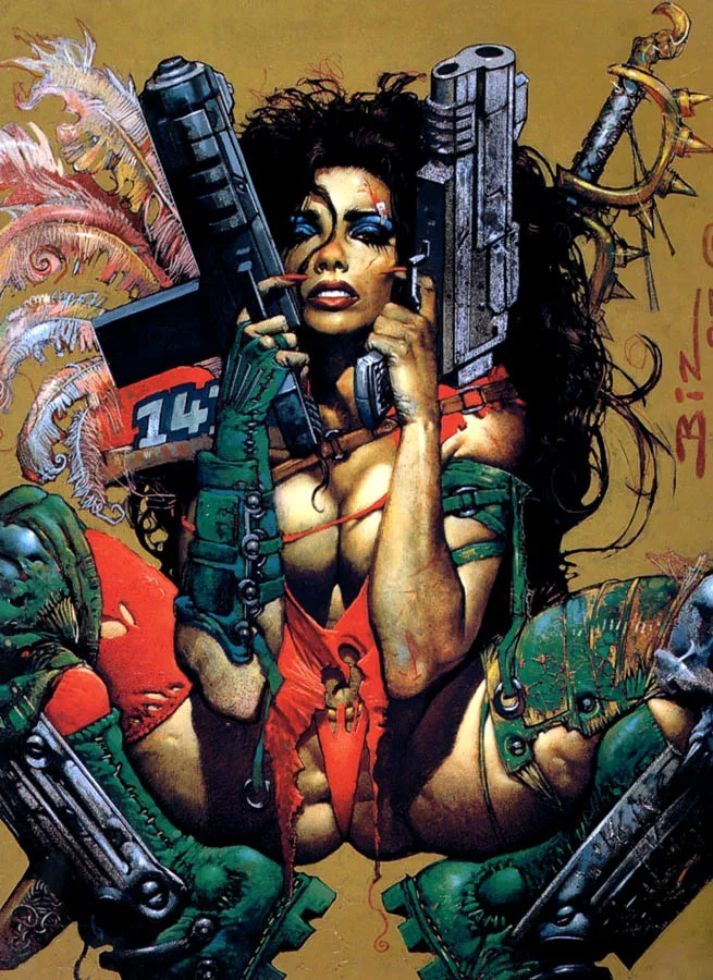 Julie Strain comic character