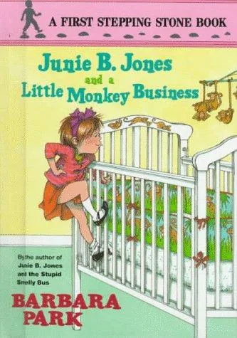 Junie B. Jones and a little monkey business book cover