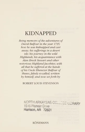 Kidnapped book cover