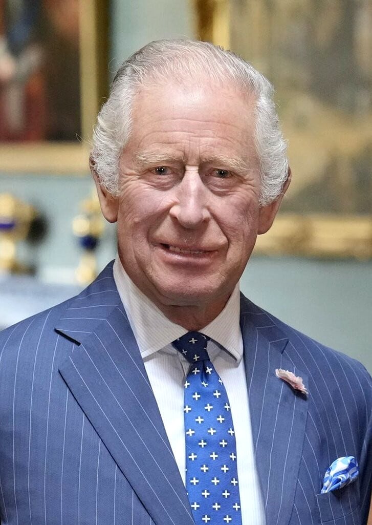 King Charles III in a public royal portrait or appearance