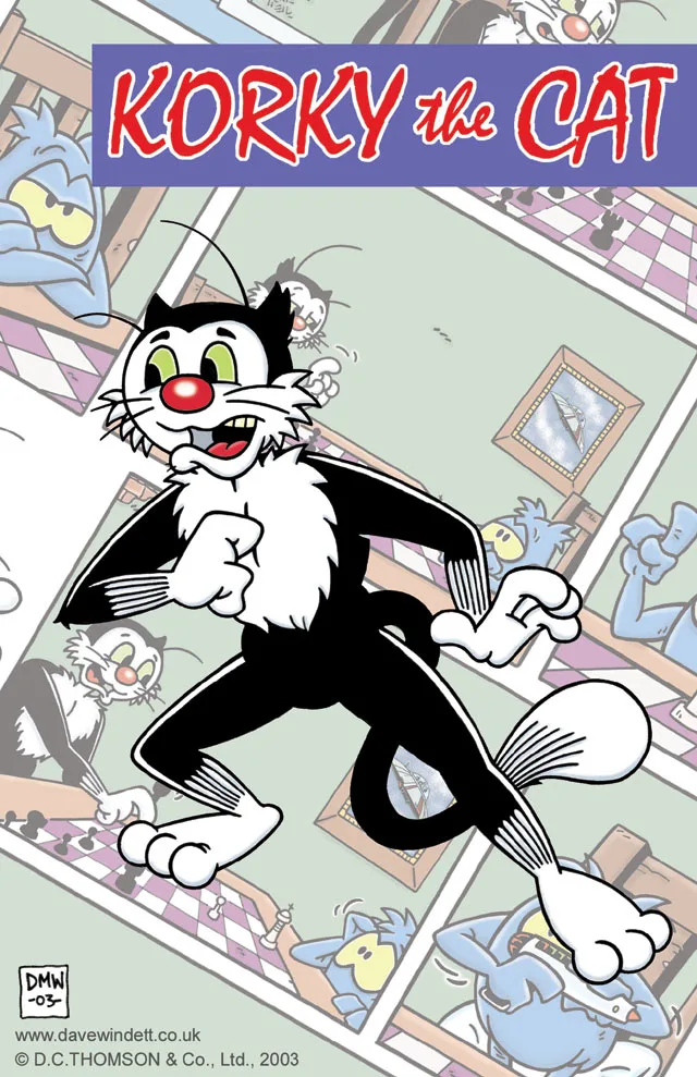 Korky the Cat comic character