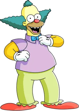 Krusty the Clown comic character