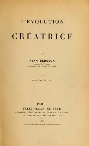 L'Évolution créatrice book cover