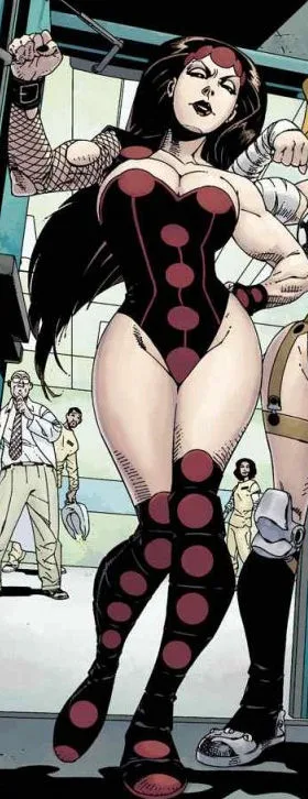 Lascivious comic character