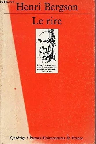 Le rire; essai sur la signification du comique book cover
