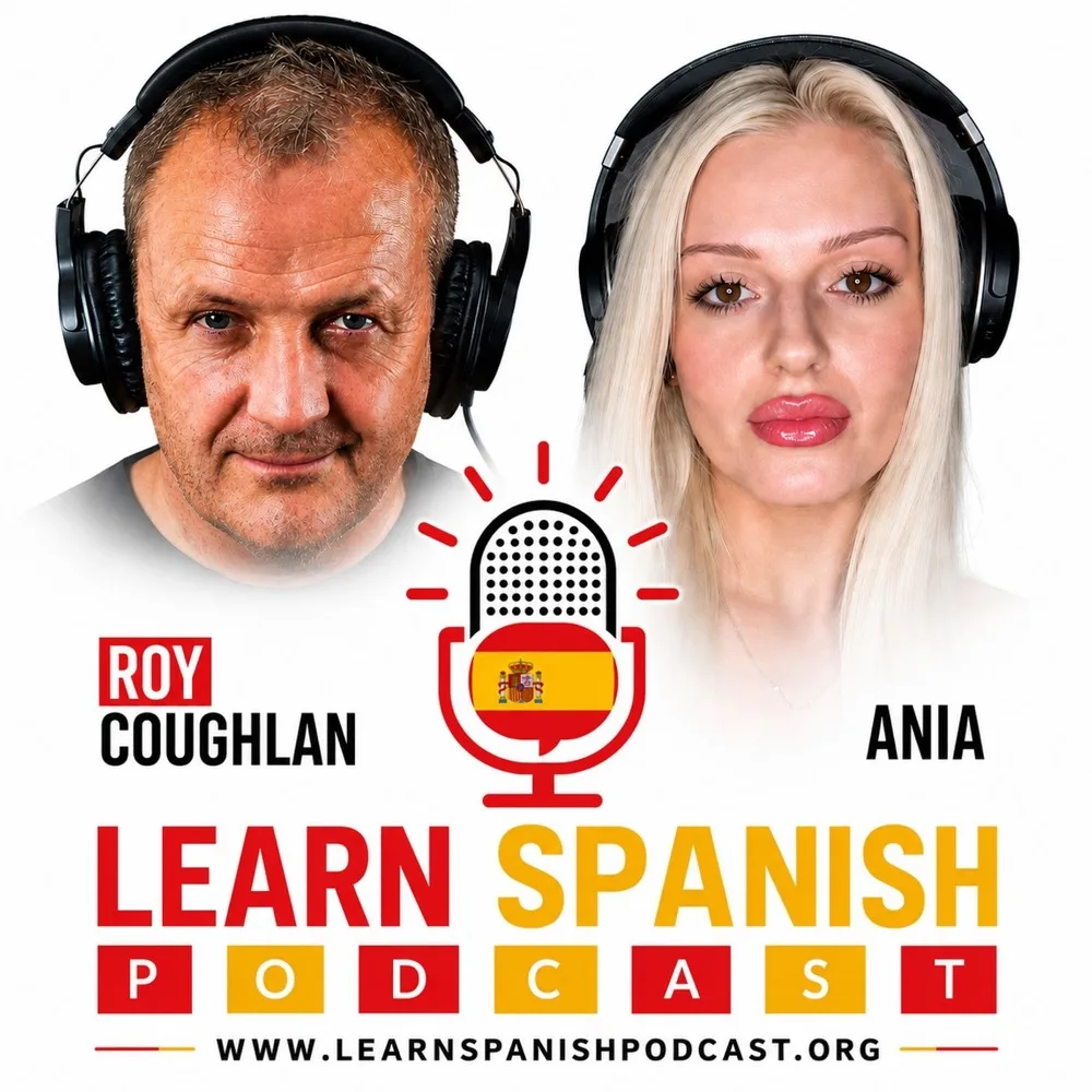 Learn Spanish podcast cover art