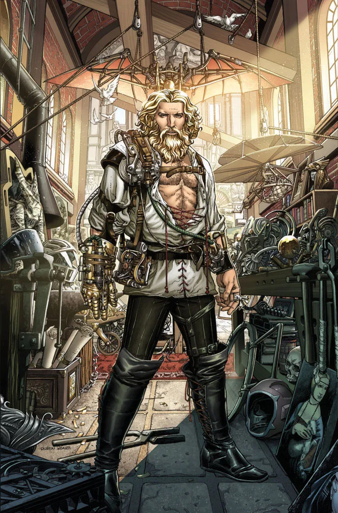 Leonardo Da Vinci comic character