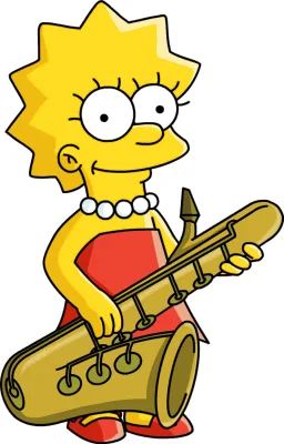 Lisa Simpson comic character