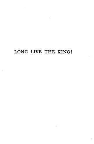 Long Live the King! book cover