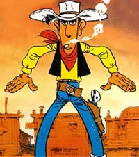 Lucky Luke comic character
