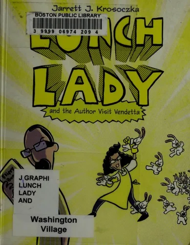 Lunch Lady and the author visit vendetta book cover