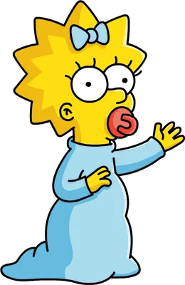 Maggie Simpson comic character