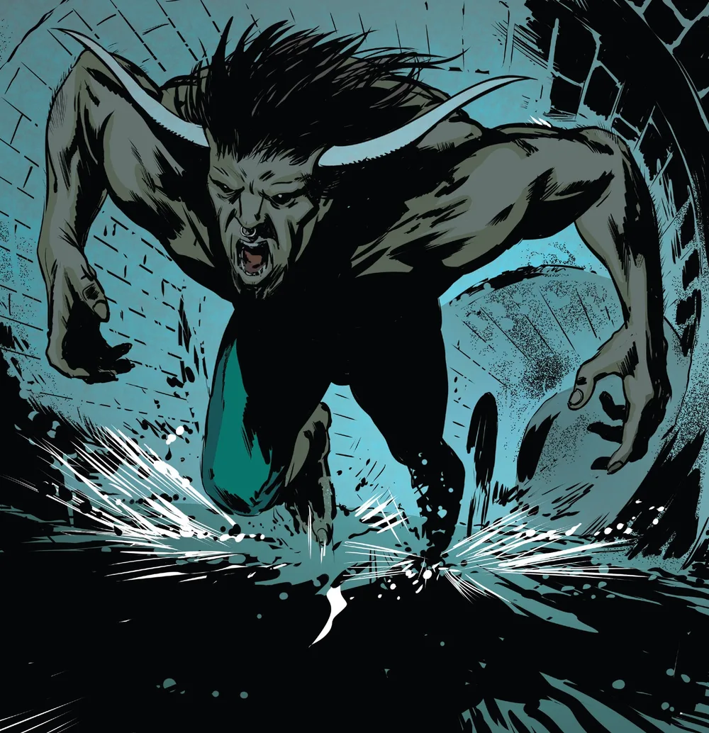Man-Bull comic character