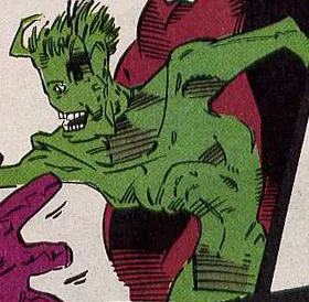 Manic comic character