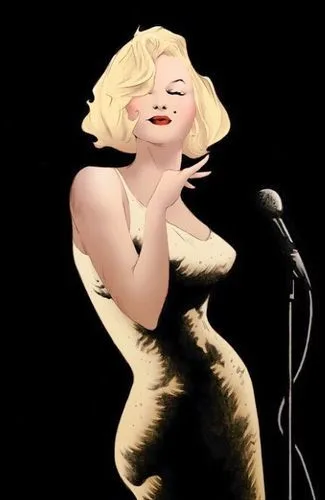 Marilyn Monroe comic character