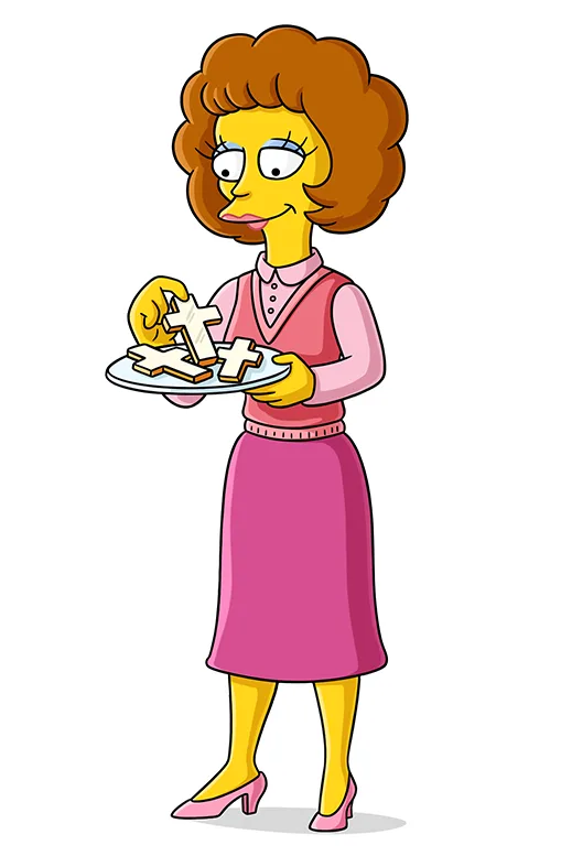 Maude Flanders comic character