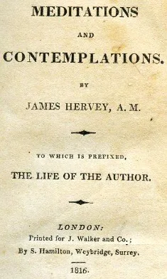 Meditations and contemplations book cover