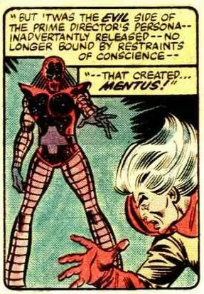 Mentus comic character