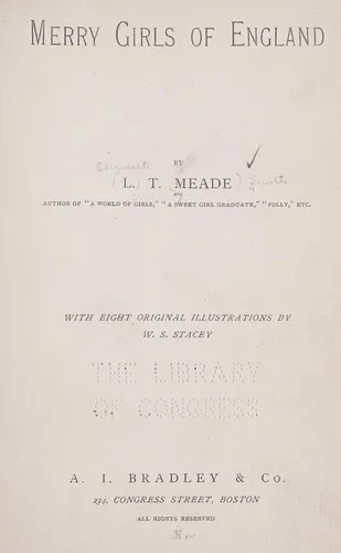 Merry girls of England book cover