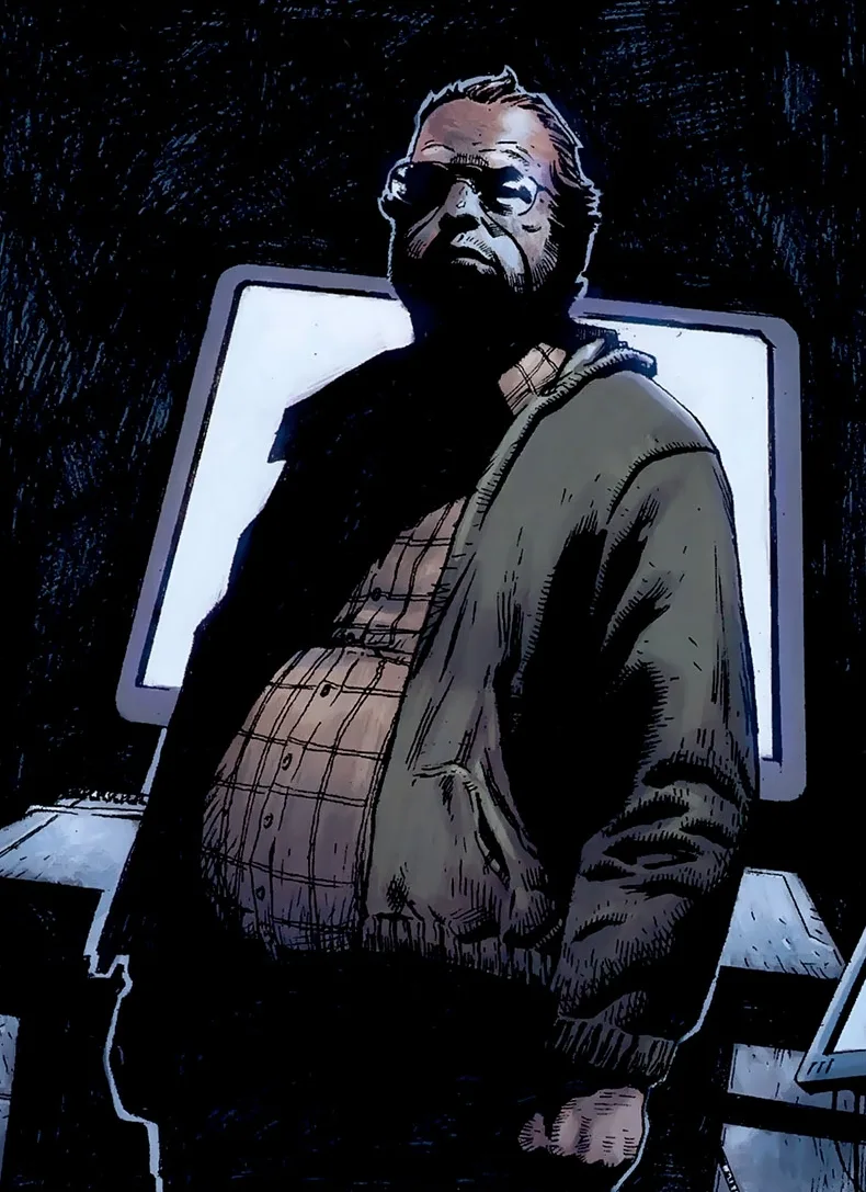 Microchip comic character