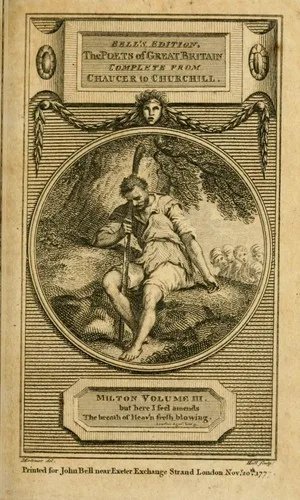 Milton's Poems book cover