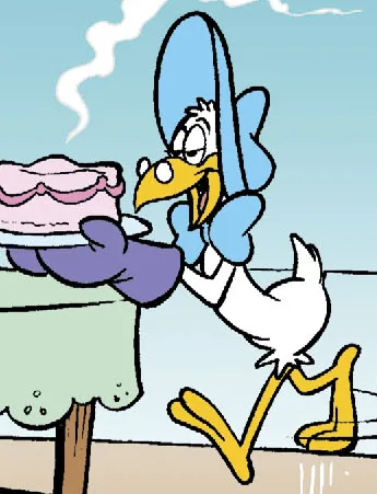 Miss Prissy Hen comic character
