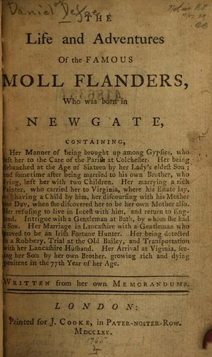 Moll Flanders book cover