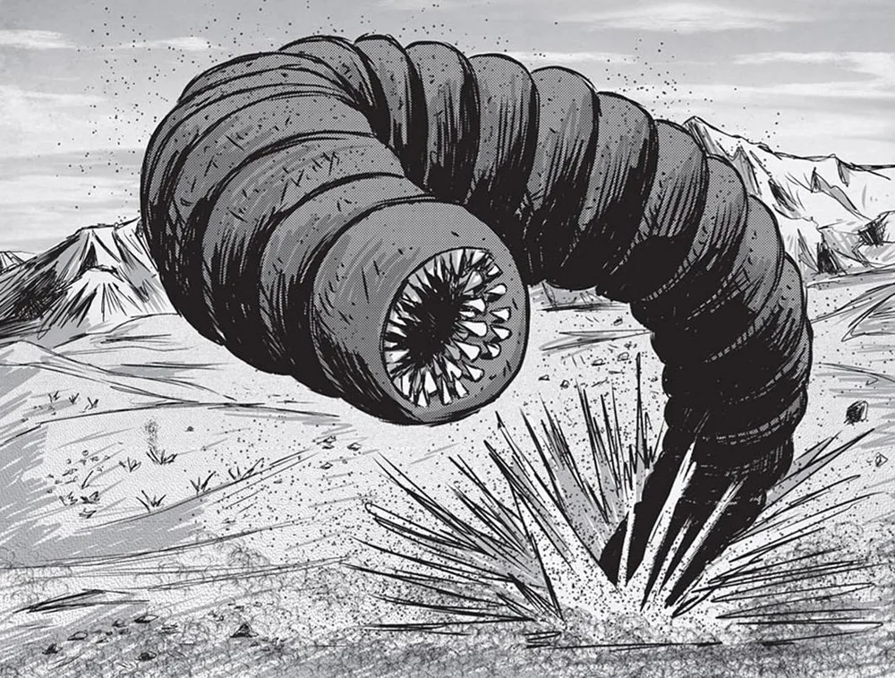 Mongolian Death Worm comic character