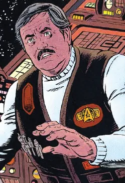 Montgomery Scott comic character