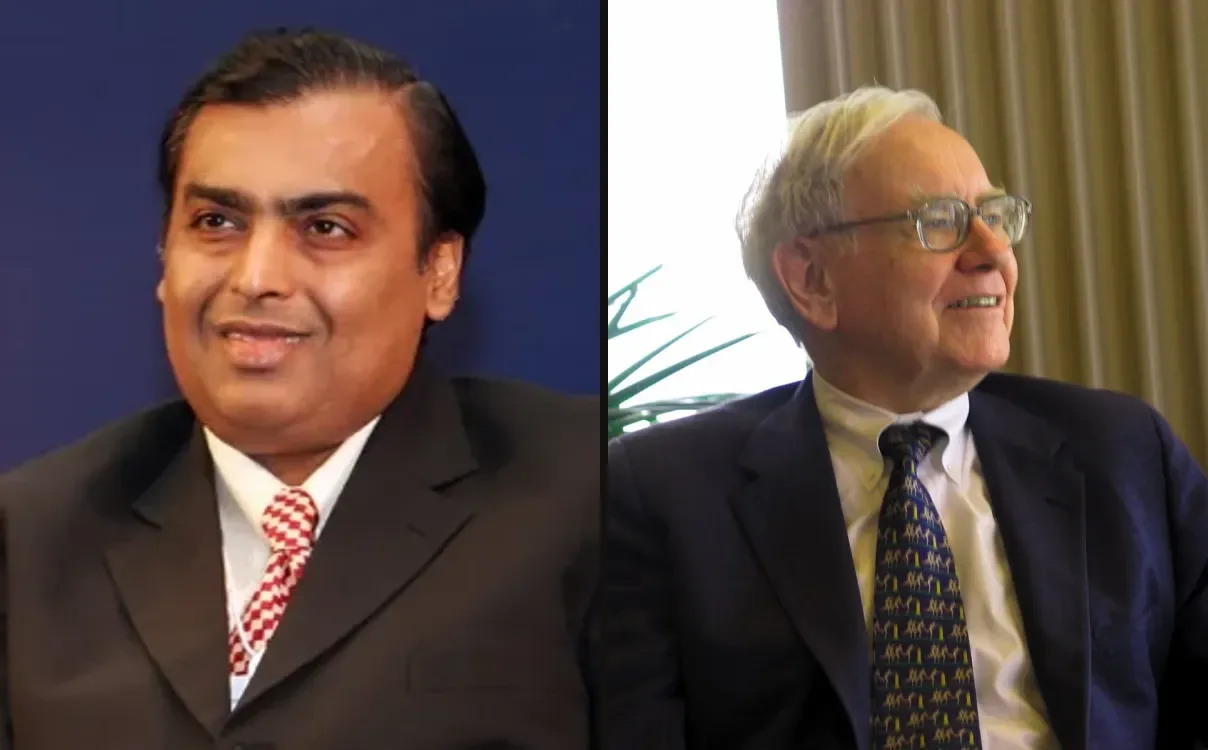 Mukesh Ambani vs Warren Buffett net worth