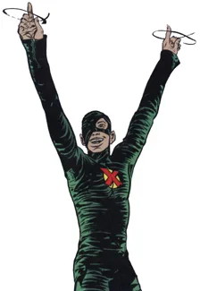 Mysterious Fanboy comic character