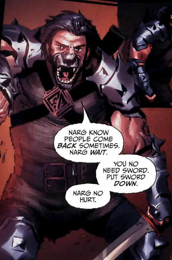 Narg comic character