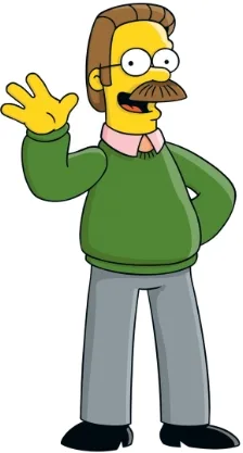 Ned Flanders comic character