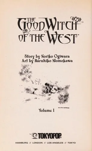 Nishi no yoki majo book cover
