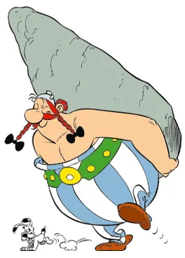 Obelix comic character