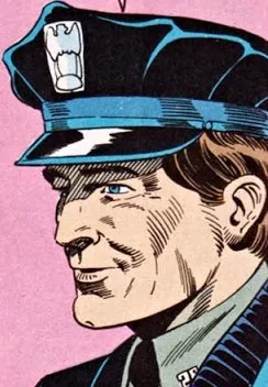 Officer Kaz comic character