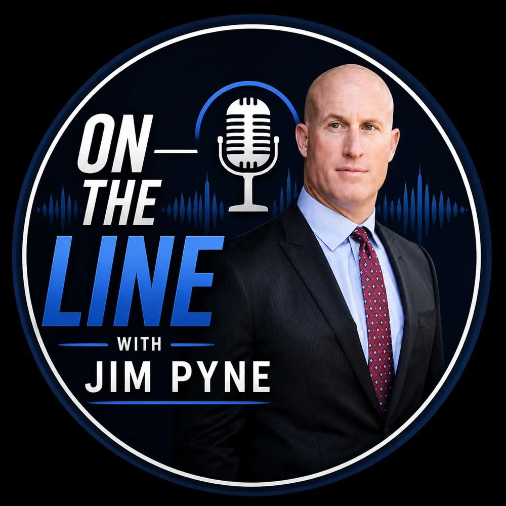 On The Line with Jim Pyne podcast cover art