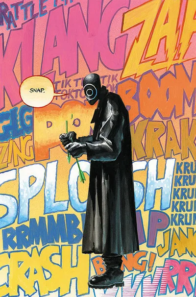 Onomatopoeia comic character