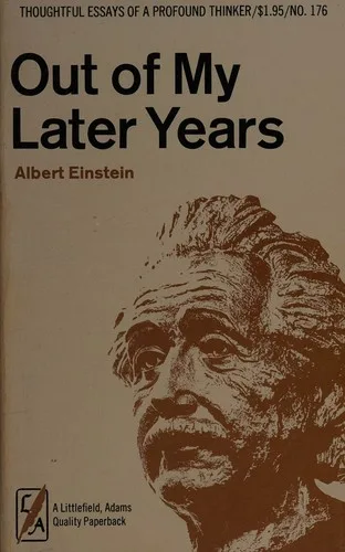 Out of my later years book cover