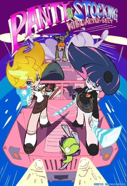 Panty & Stocking with Garterbelt anime artwork