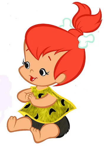 Pebbles Flintstone comic character