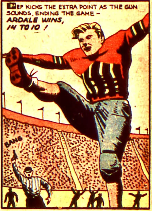 Pep Morgan comic character